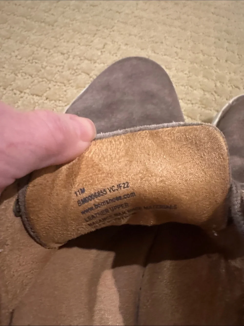 Born Men's Suede Chukka Boots in Taupe Gray